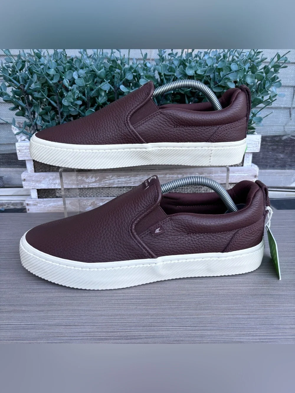 CARIUMA Brown Premium Leather Slip-On
